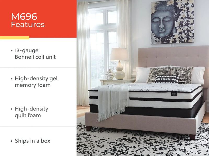 Chime 10 Inch Hybrid - Medium Hybrid Mattress by Unique Piece Furniture
