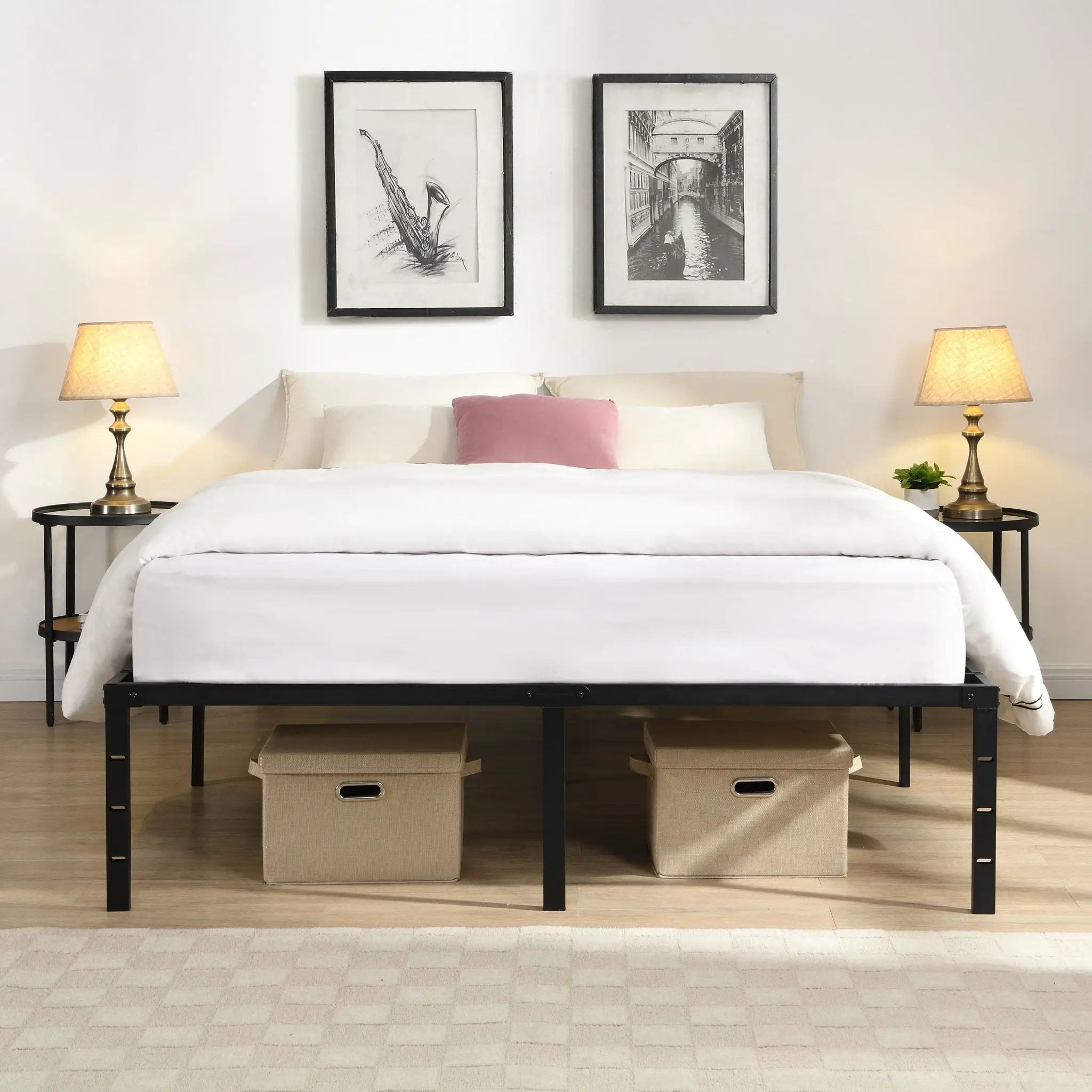 Queen Size With Quiet Support - Black by Unique Piece Furniture