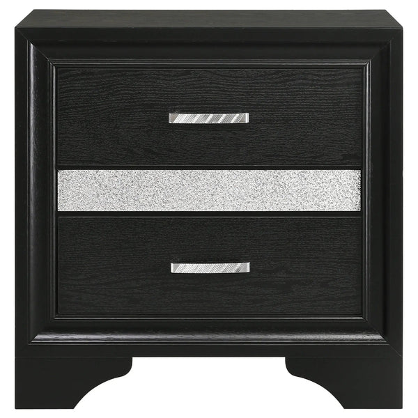 Miranda 4-piece Full Bedroom Set Black, photo 2 of 7