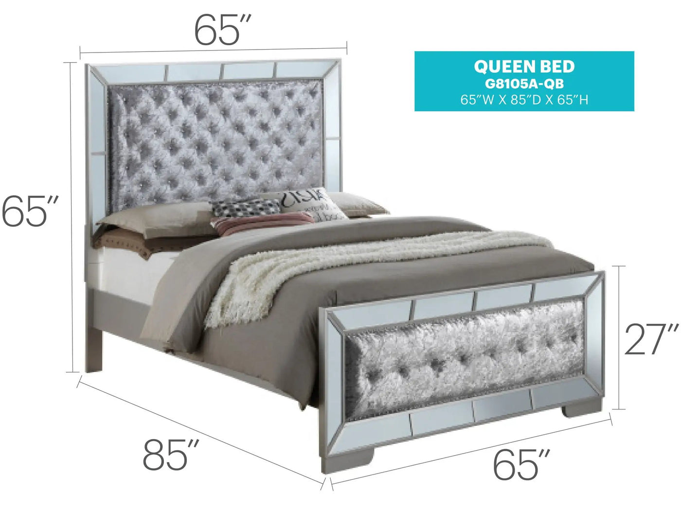 Stylish Contemporary Bed With Minimalist Design by HouseOfZazla