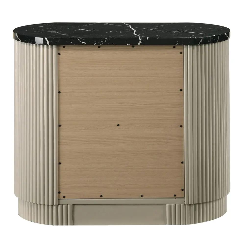 Travonte - Nightstand - Gray / Beige by Unique Piece Furniture