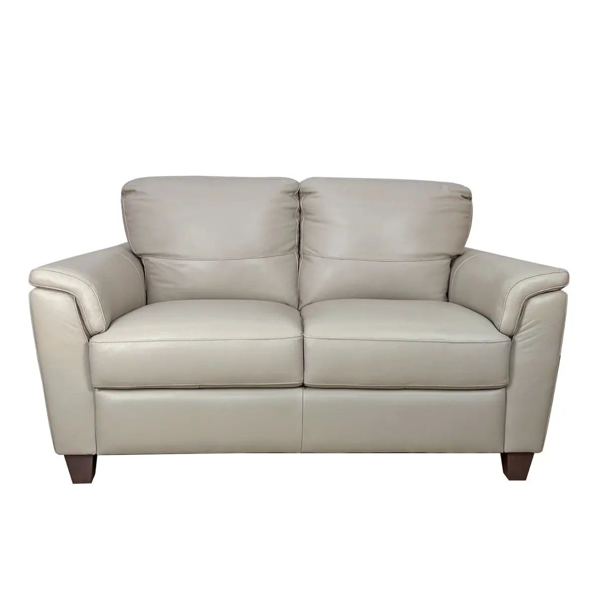 Pacific Palisades - Loveseat - Beige Leather by Unique Piece Furniture