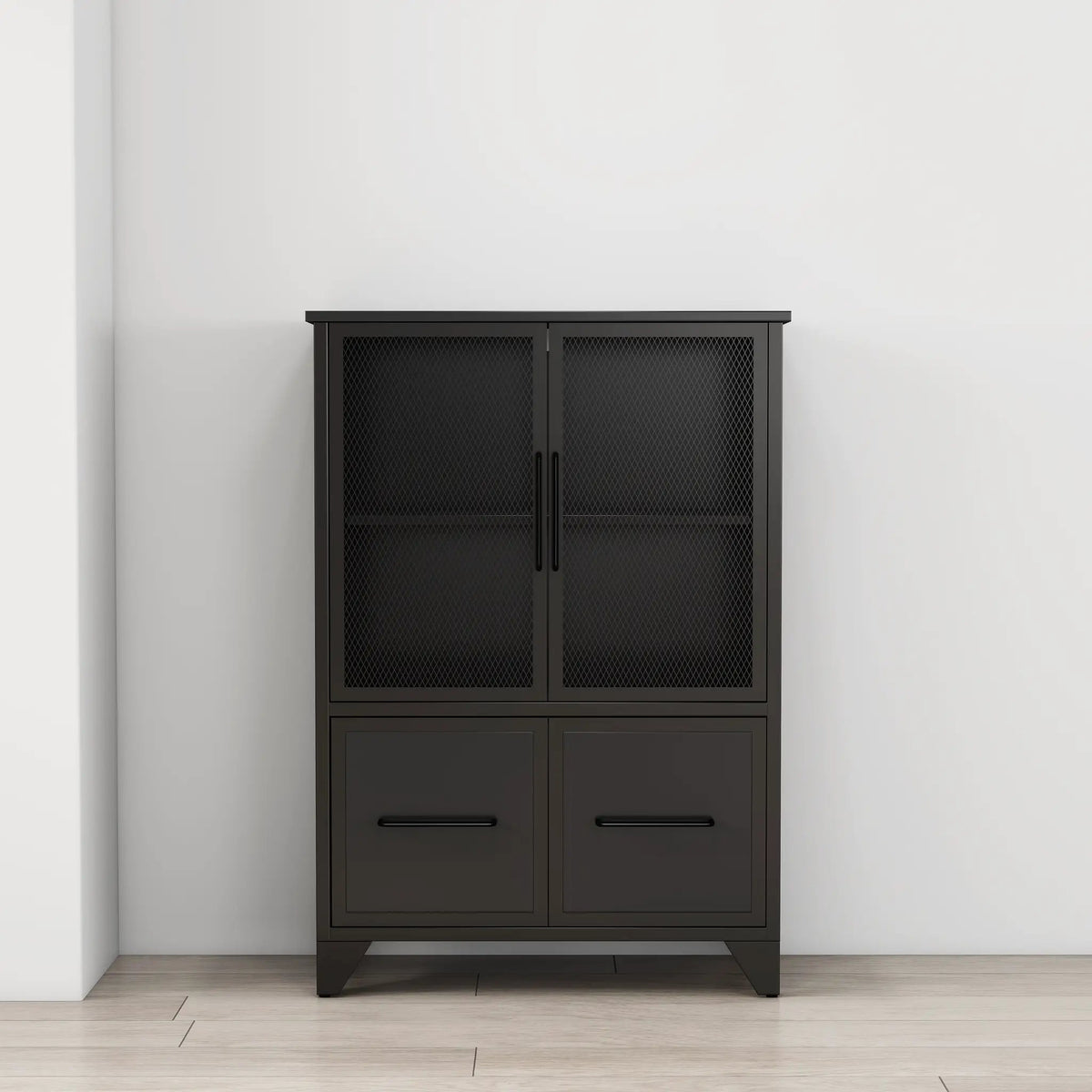 Storage Cabinet With 4 Iron Doors by HouseOfZazla