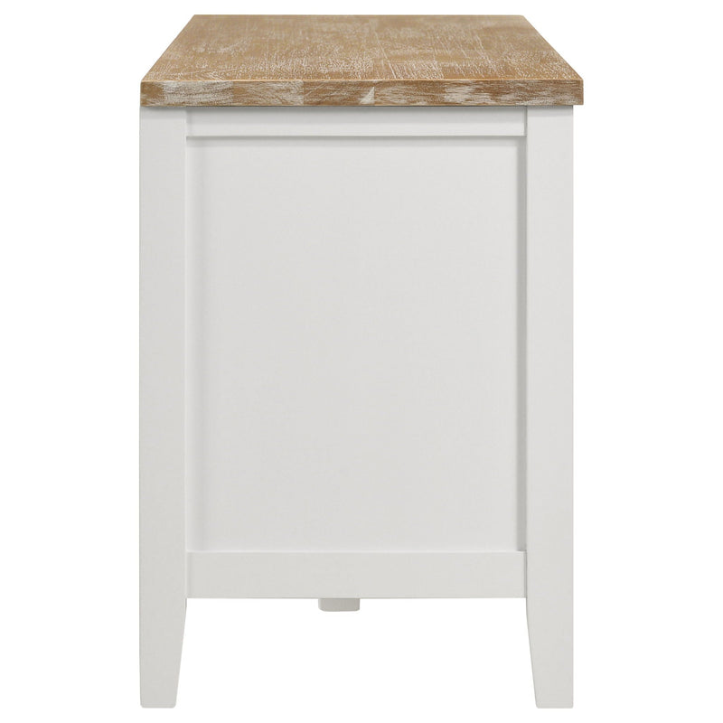 Evanston - 2 Door Stand - White
