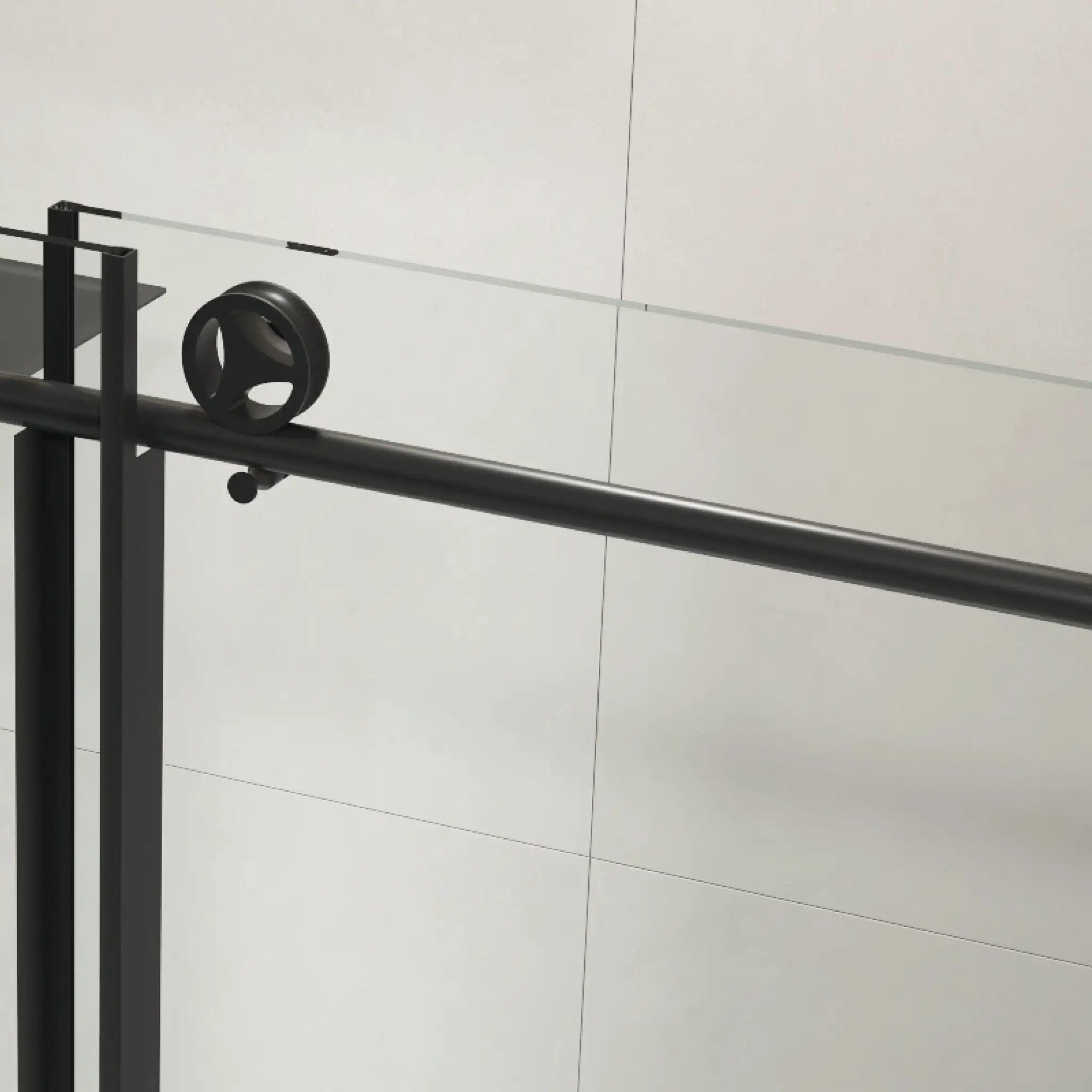 60" W x 76" H Sliding Frameless Shower Door in Matte by HouseOfZazla