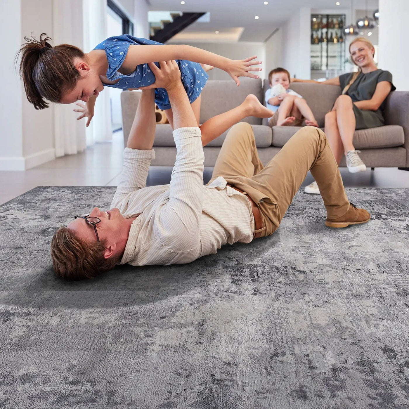 Marfi - Abstract Area Rug by HouseOfZazla
