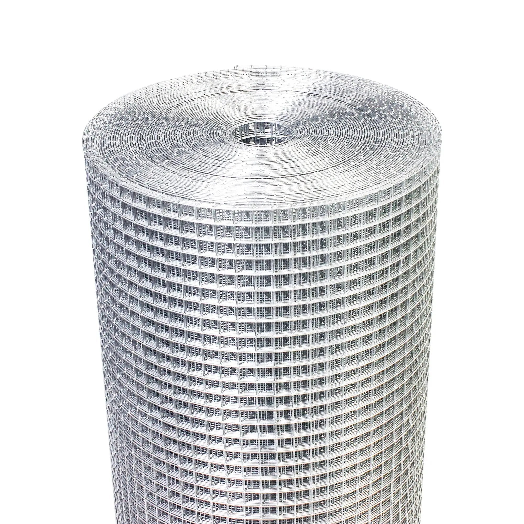 Galvanized Hardware Cloth, Wire Fence Roll For Gardening And Animal Protection - Silver by HouseOfZazla