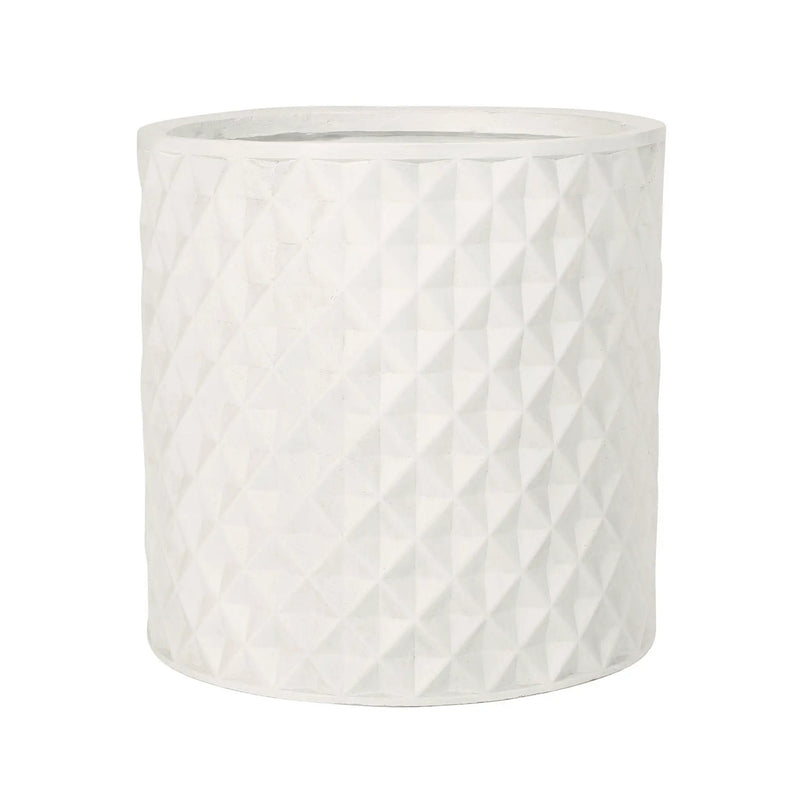 Antique White Ceramic Planter by HouseOfZazla