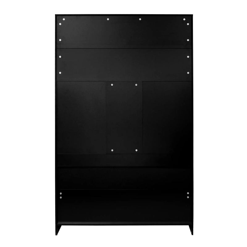 Entryway Bench With Coat Rack, 3 In 1 Design And Adjustable Shelves by HouseOfZazla