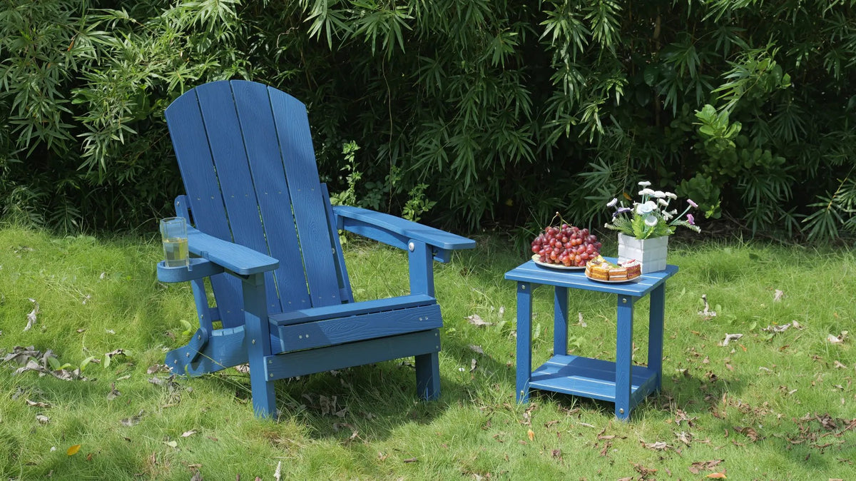 Outdoor Adjustable Lounge Chair with Cup Holder by HouseOfZazla