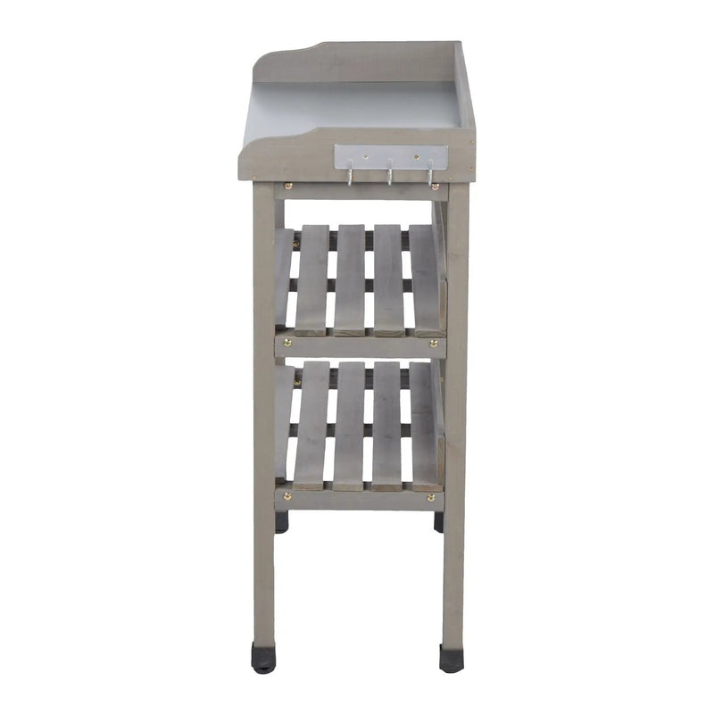 Outdoor Potting Table, 3 Tier Workbench by HouseOfZazla