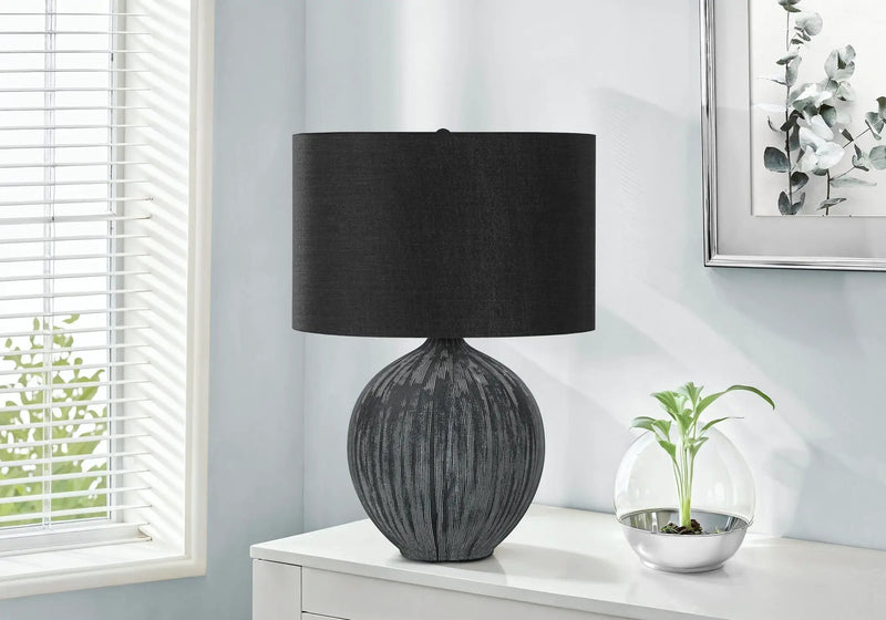 Lighting, Table Lamp, Ceramic, Contemporary - Black by HouseOfZazla