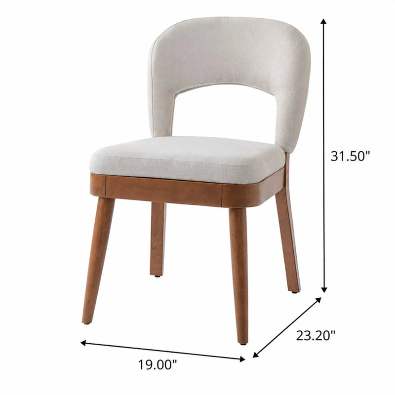 7-Piece Mid-Century Dining Table Set by HouseOfZazla