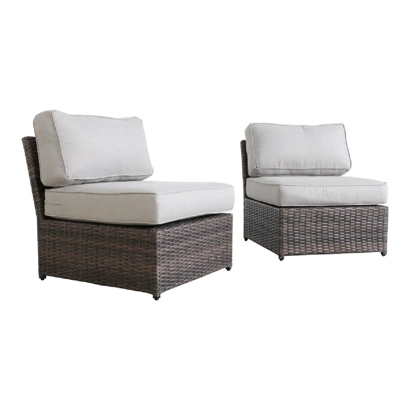 Armless Patio Chair With Cushions by HouseOfZazla