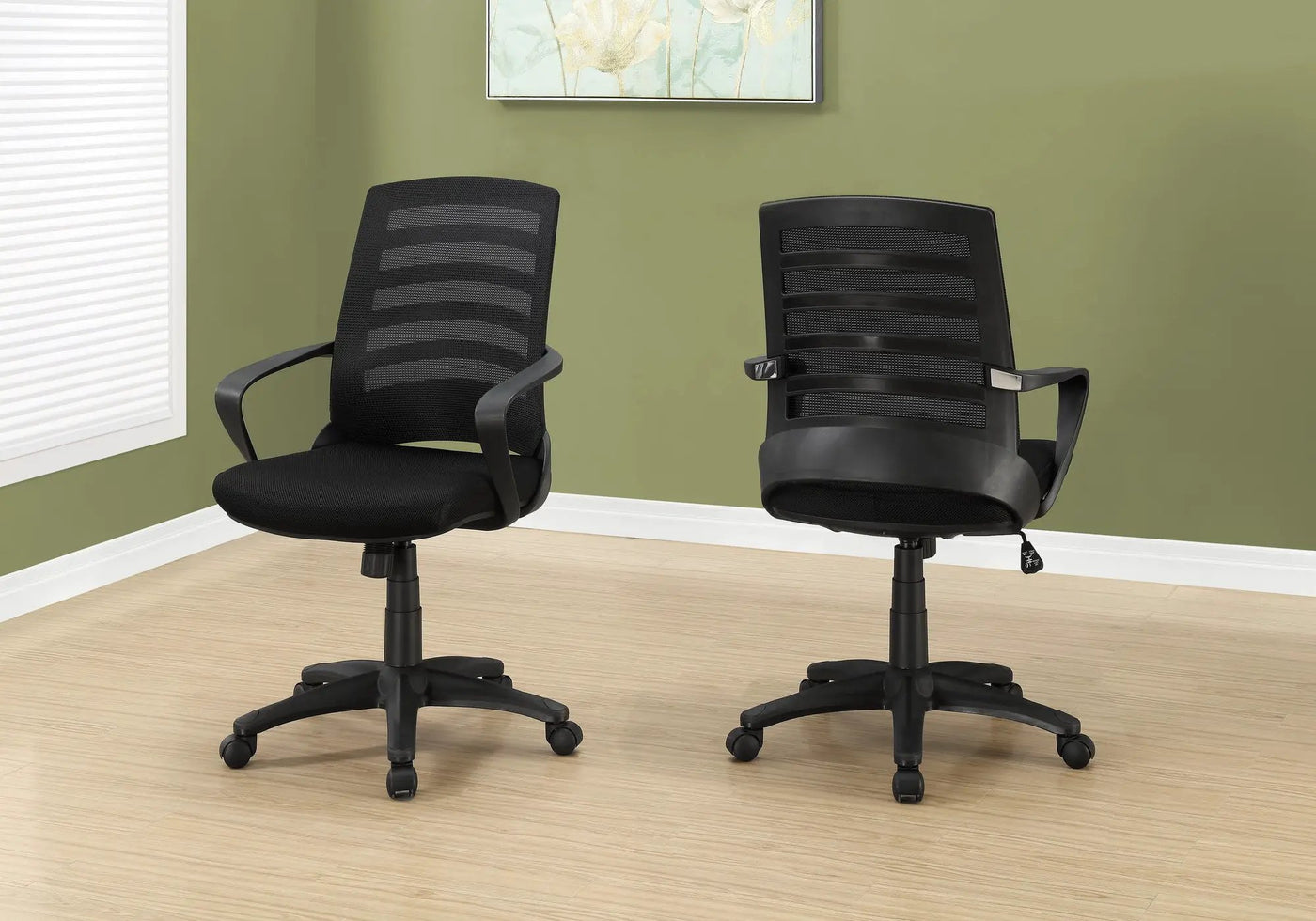 Office Chair, Adjustable Height, Swivel, Ergonomic, Armrests by Unique Piece Furniture