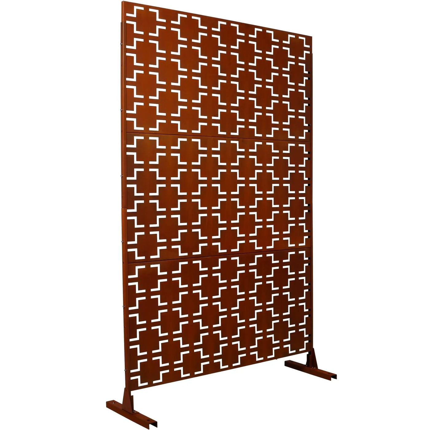 Outdoor & Indoor Metal Privacy Freestanding Decorative Screen by Unique Piece Furniture