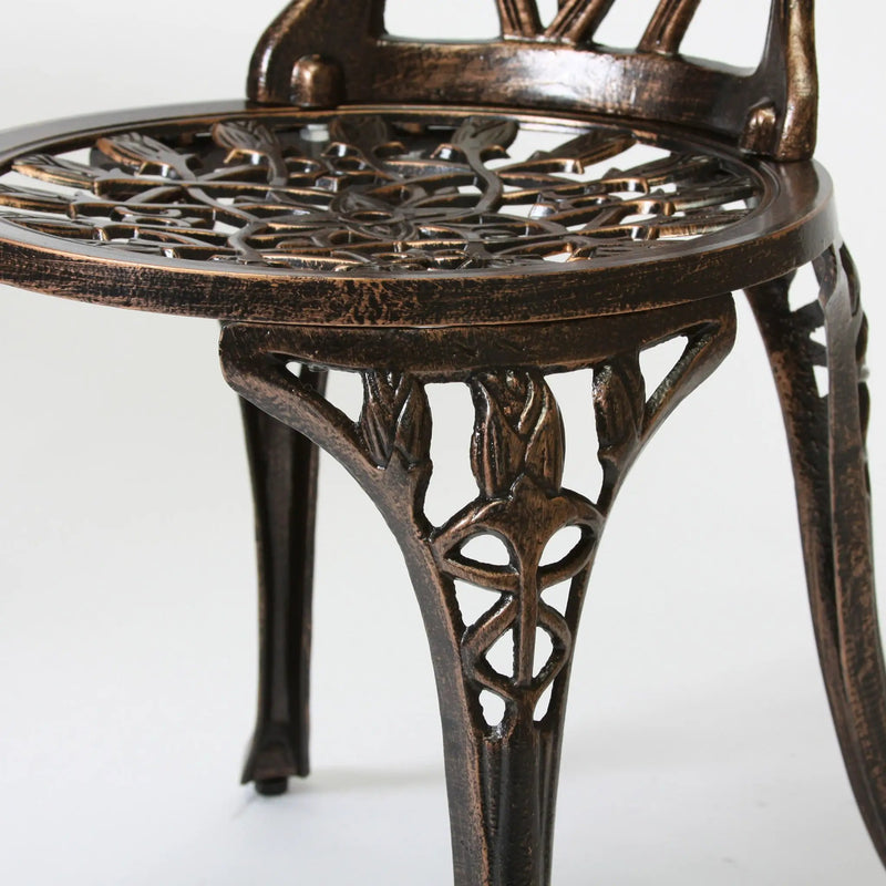 Nassau Cast 3 Piece Bistro Set by HouseOfZazla