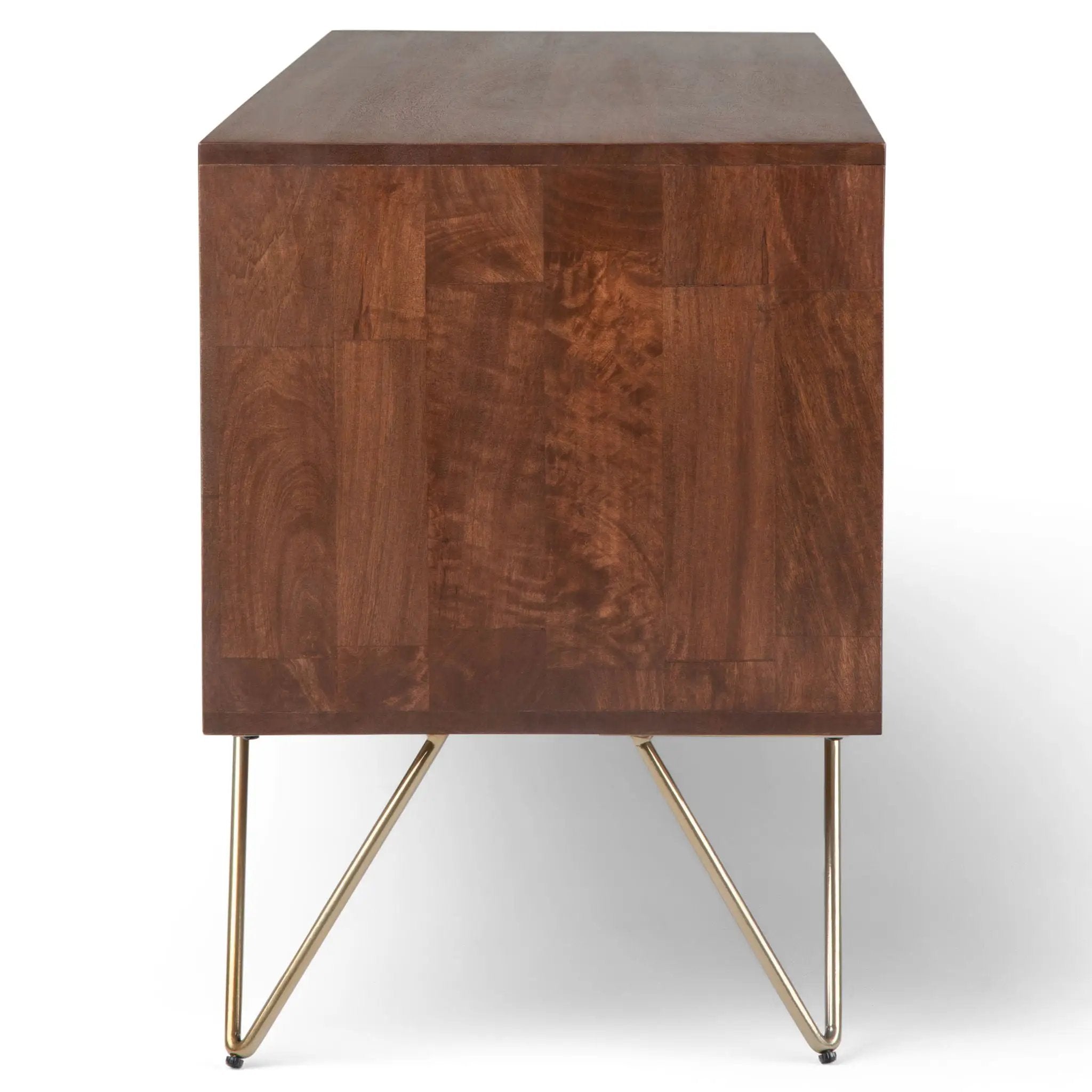 Hunter - TV Media Stand - Umber Brown Stain by HouseOfZazla