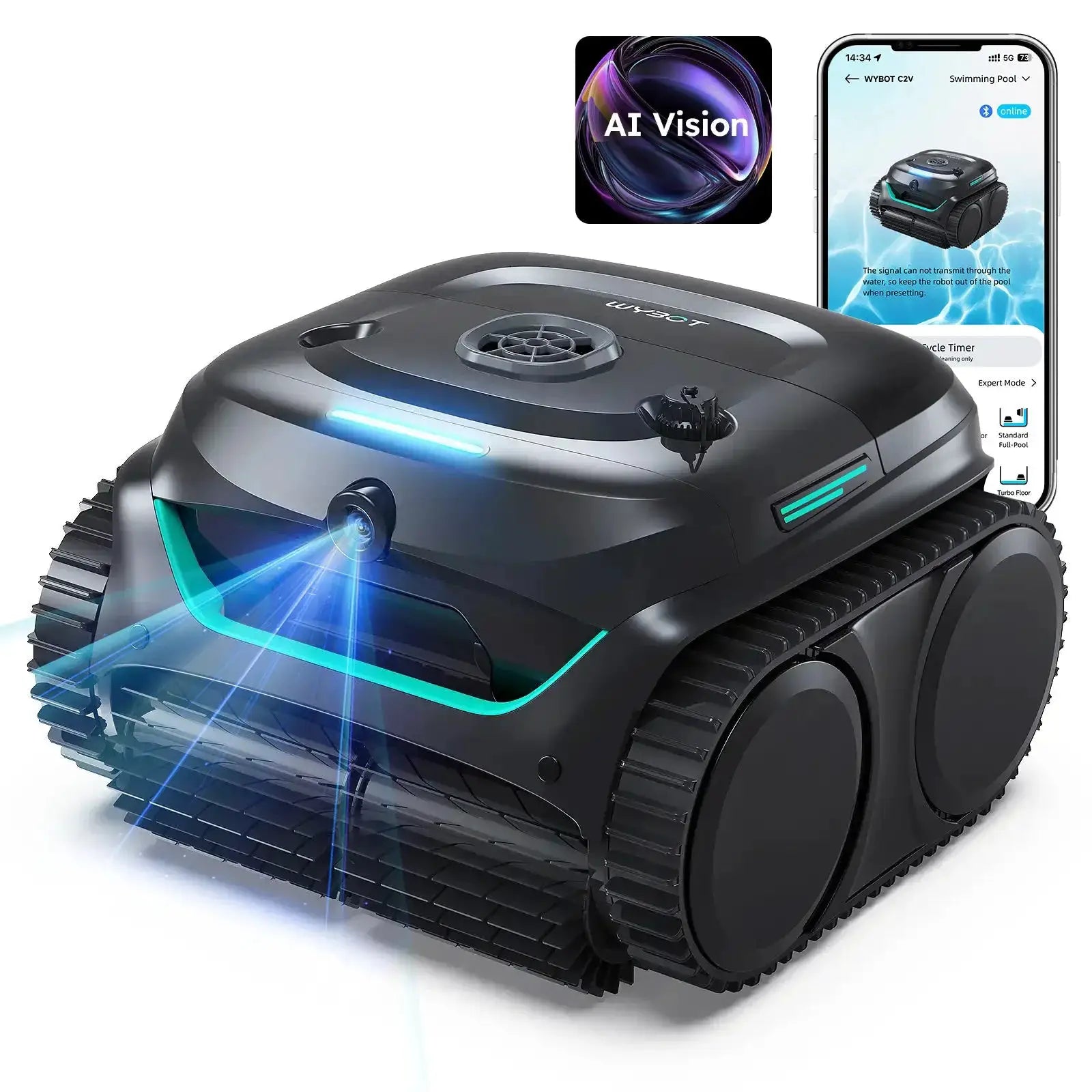 WYBOT Full Pool Solution Bundle-C2 Vision & F1 by WYBOT