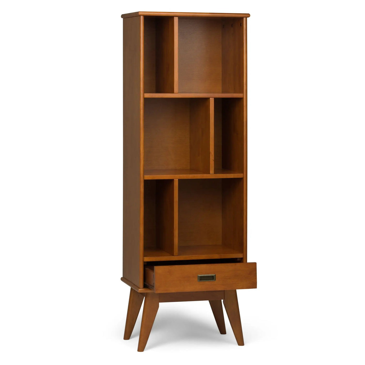 Draper - Mid Century Wide Bookcase And Storage Unit by HouseOfZazla