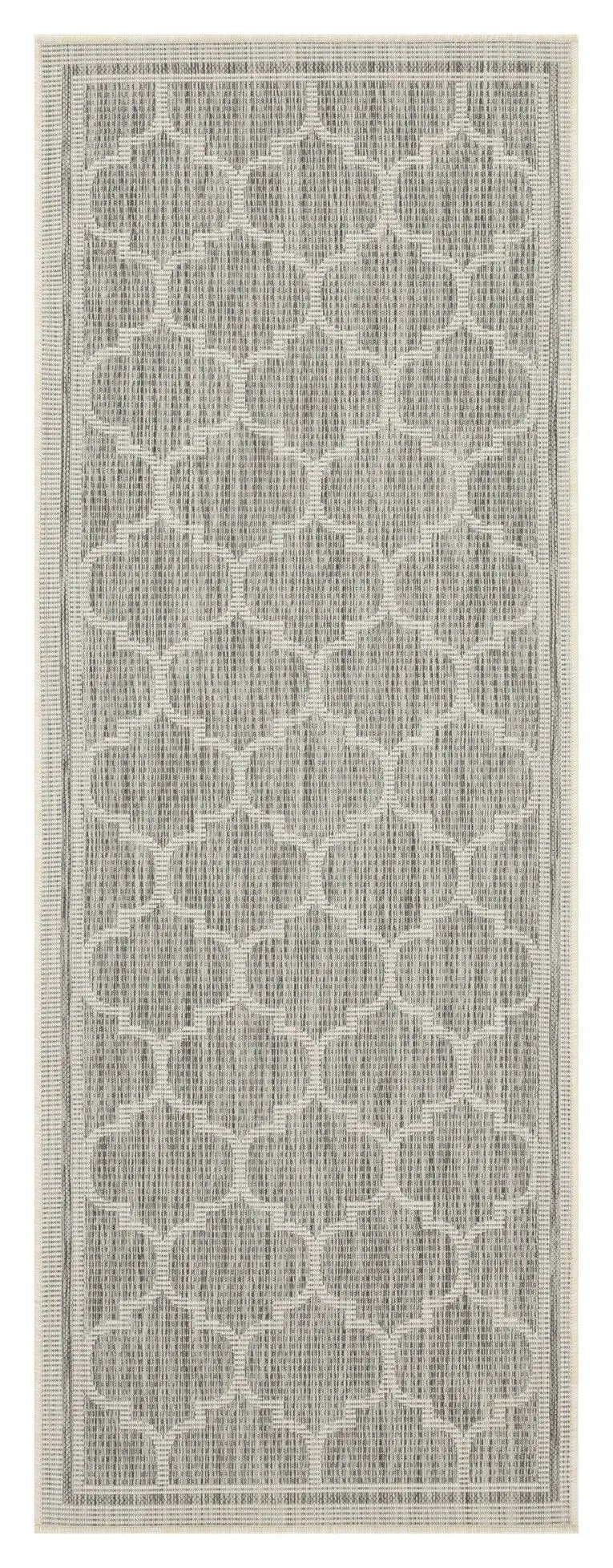 Sunshine - 5'3" X 7'3" Indoor & Outdoor Area Rug - Silver by Unique Piece Furniture
