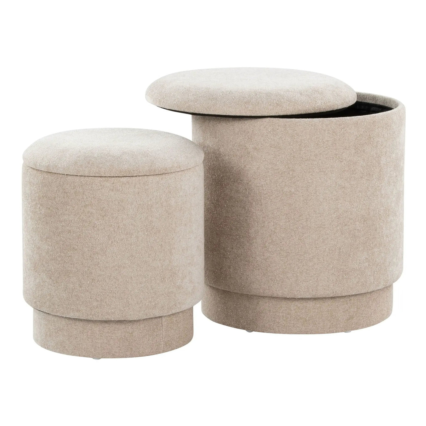 Marla - Upholste Contemporary Ottoman Set by HouseOfZazla