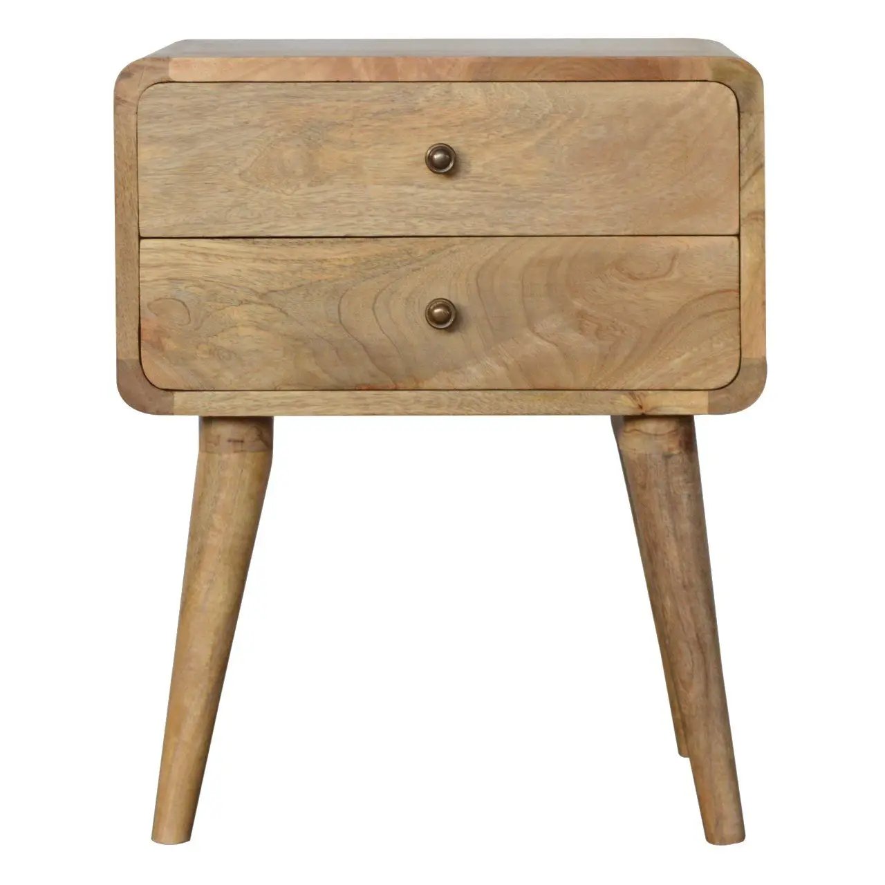 Curved Nightstand by Unique Piece Furniture