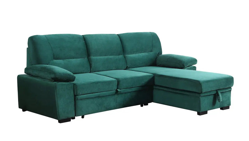Kipling - Reversible Sleeper Sectional Sofa Chaise by HouseOfZazla