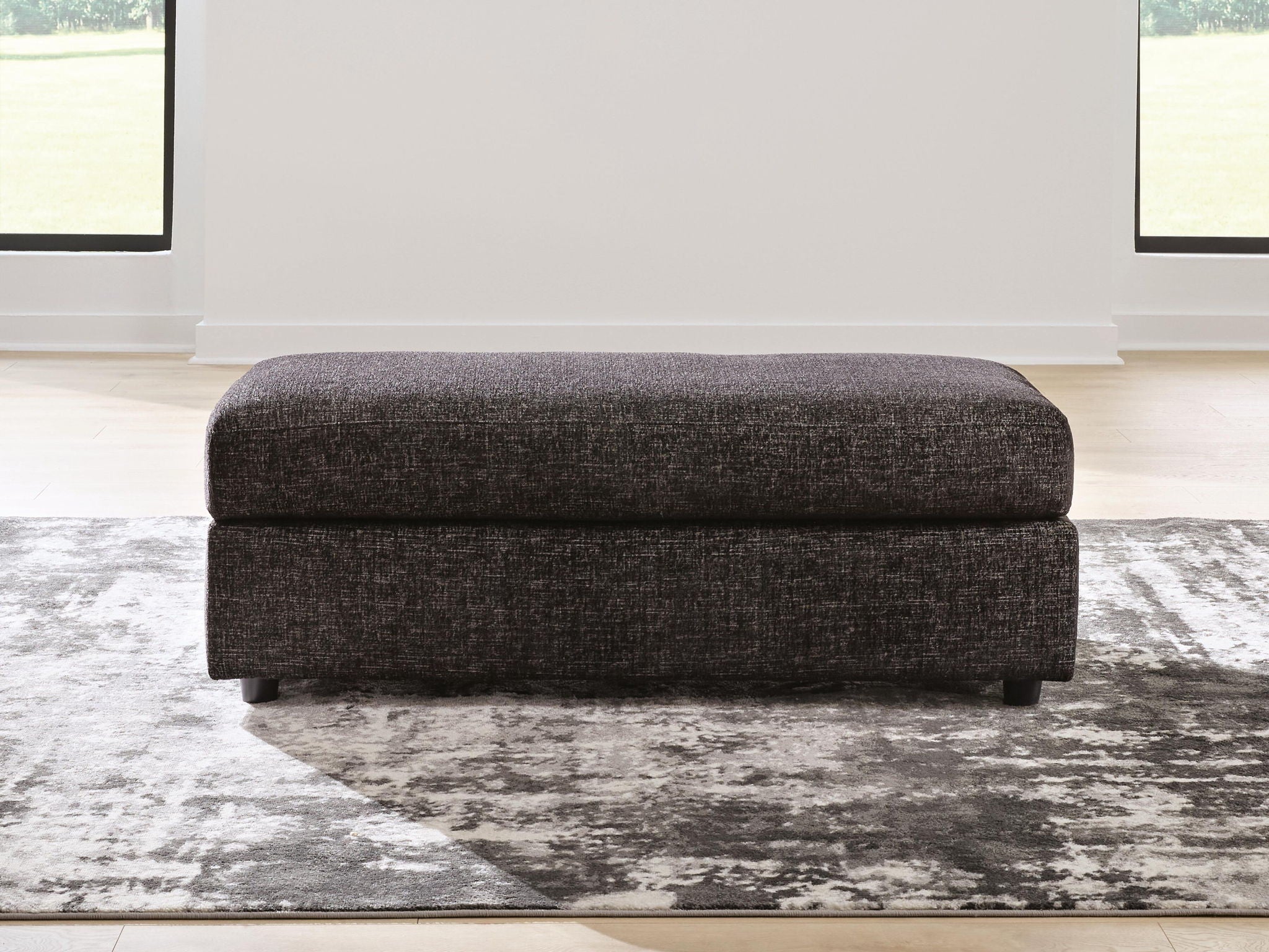 Lentiz - Oversized Accent Ottoman - Onyx by Unique Piece Furniture