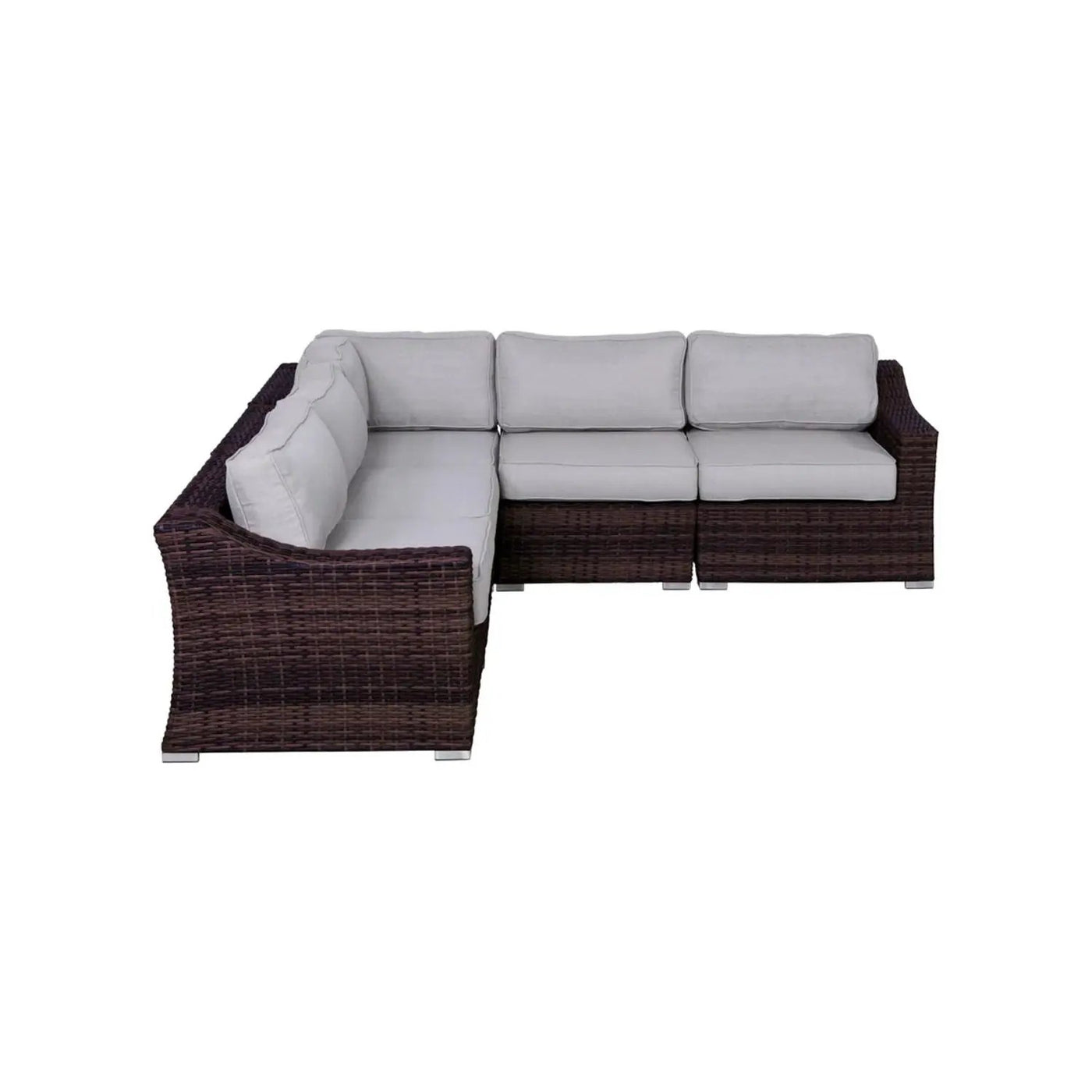 Outdoor Wicker Sofa Seating Group With Cushions by HouseOfZazla