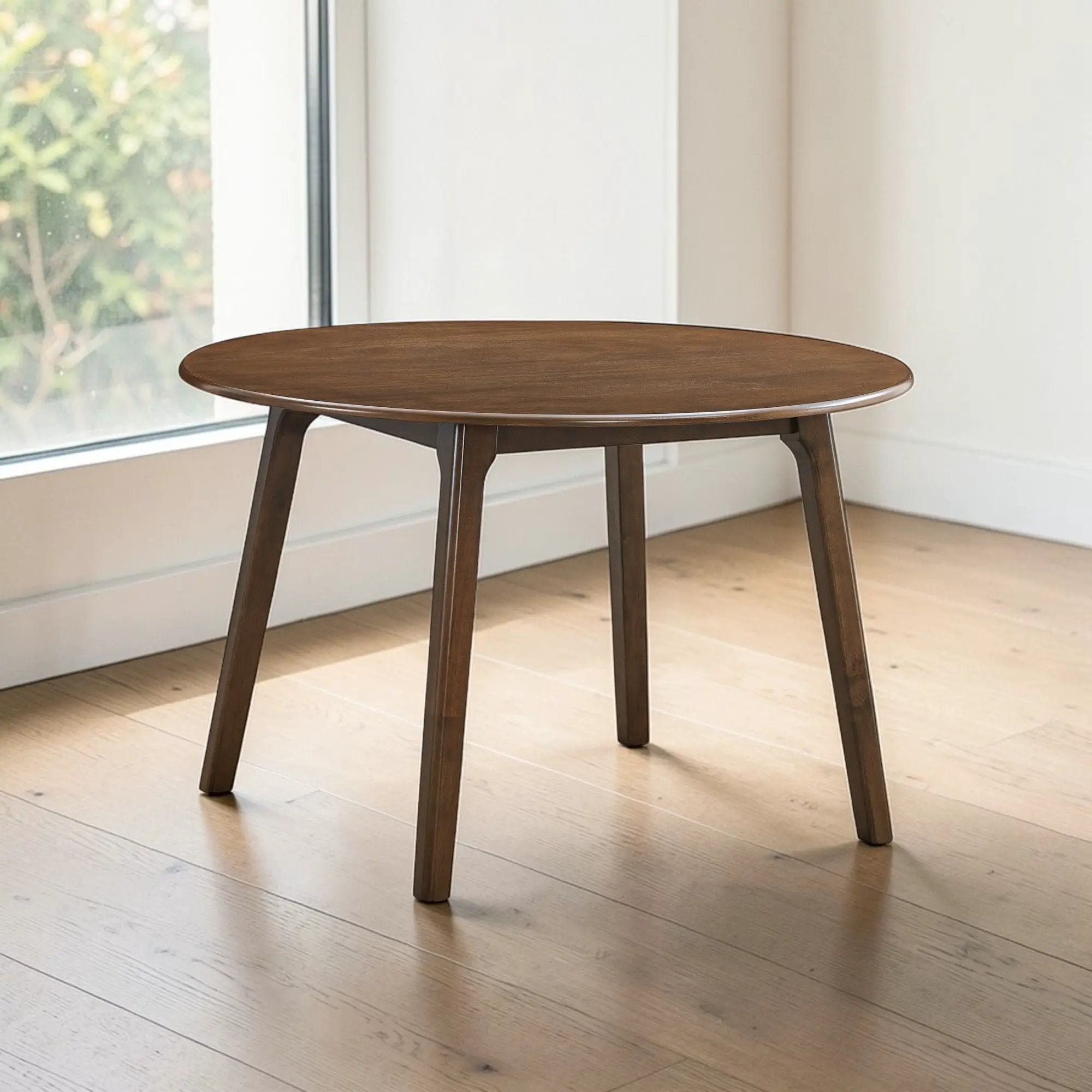 Keiki - Round Dining Table - Walnut by HouseOfZazla