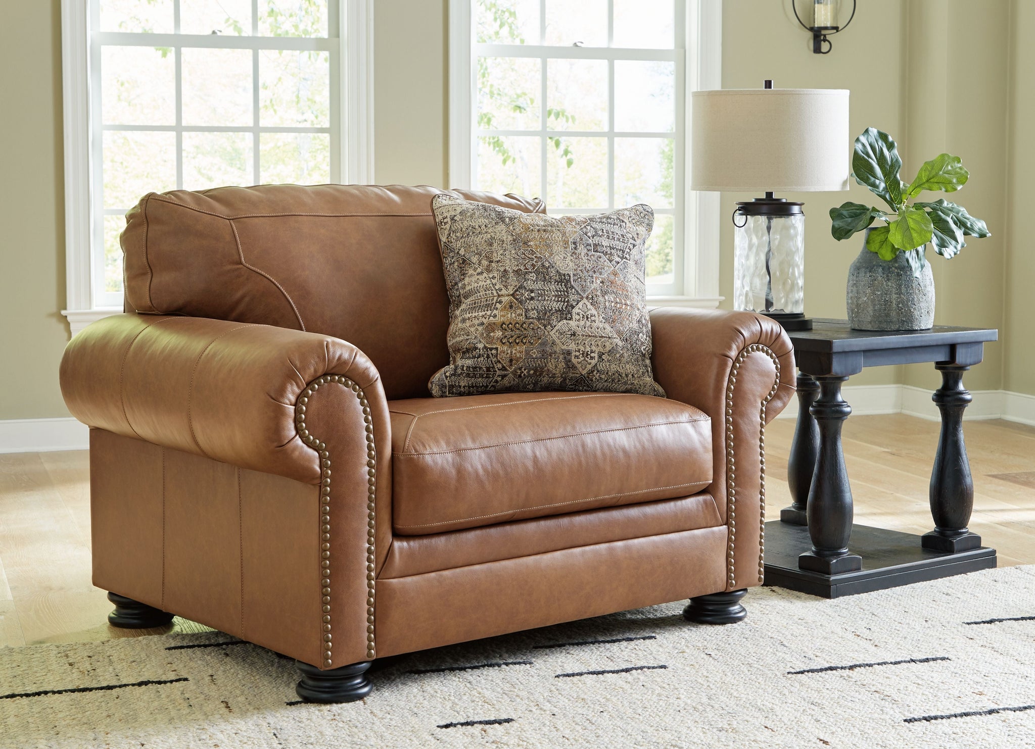 Carianna - Chair And A Half - Caramel by Unique Piece Furniture