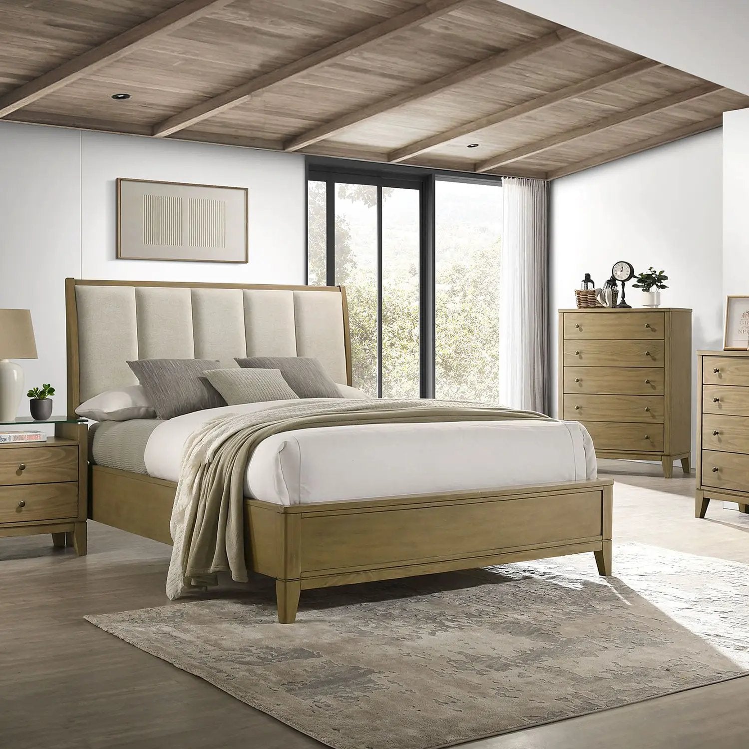 Menlo - 8 Drawer Dresser Cabinet - Natural