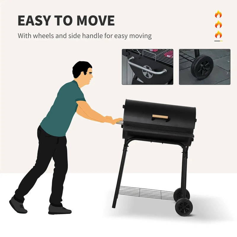 30" Portable Charcoal BBQ Grill by HouseOfZazla