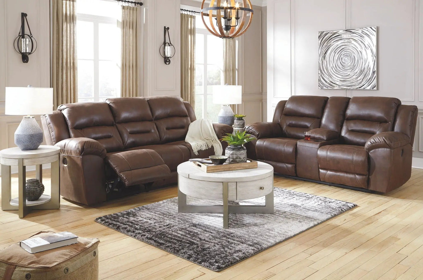 Stoneland - Power Reclining Living Room Set by Unique Piece Furniture
