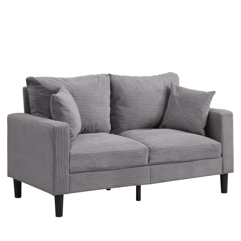 Modern Upholstered 2 Piece Sofa Set With 3 Seater And 2 Seater by Unique Piece Furniture