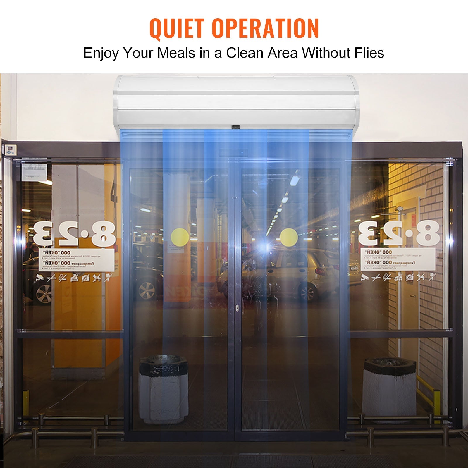 36" Commercial Indoor Air Curtain Super Power 2 Speeds 900CFM by HouseOfZazla