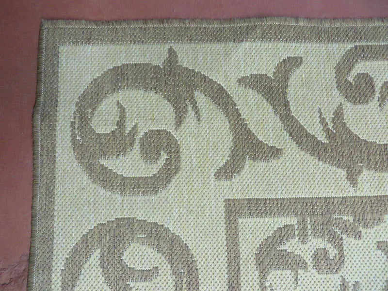 5' X 7' Machine Made Natural Fiber Jute Kilim Two Sided Rug Carpet Flat Weave Contemporary Design by Jewel Rugs