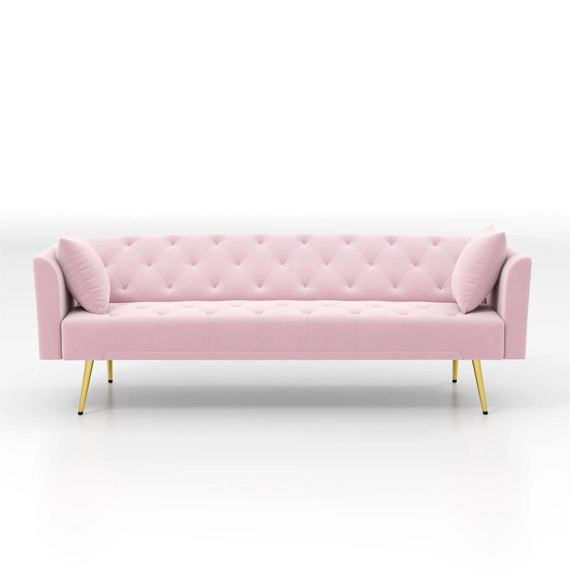 Modern Convertible 72 Inch Foldable Sleeper Sofa by HouseOfZazla