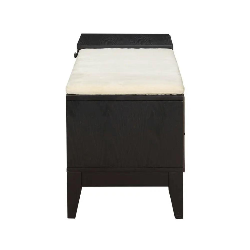 Boyet - Bench - Cream Fabric & Black by Unique Piece Furniture