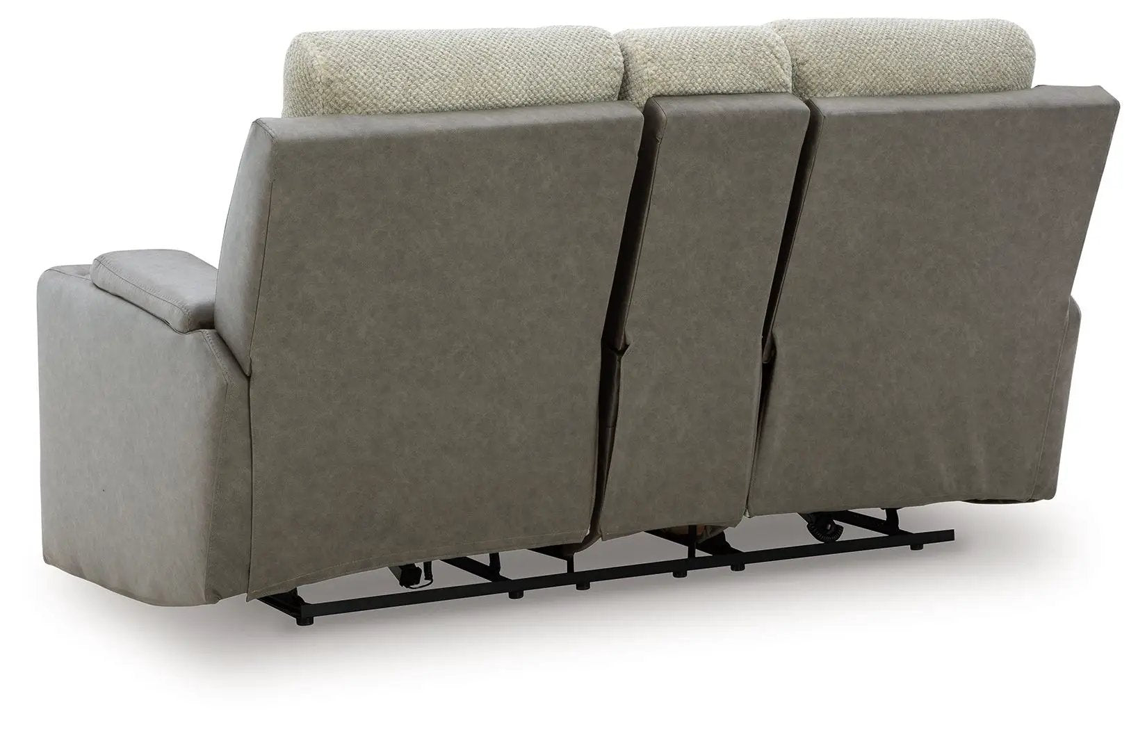 WhipLash - Power Reclining Loveseat With Console / Adj Headrest - Sisal by Unique Piece Furniture