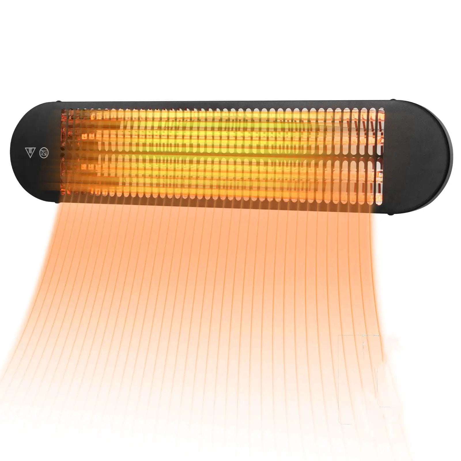 750W/1500W Wall Mounted Infrared Heater with Remote Control by DirectDeals