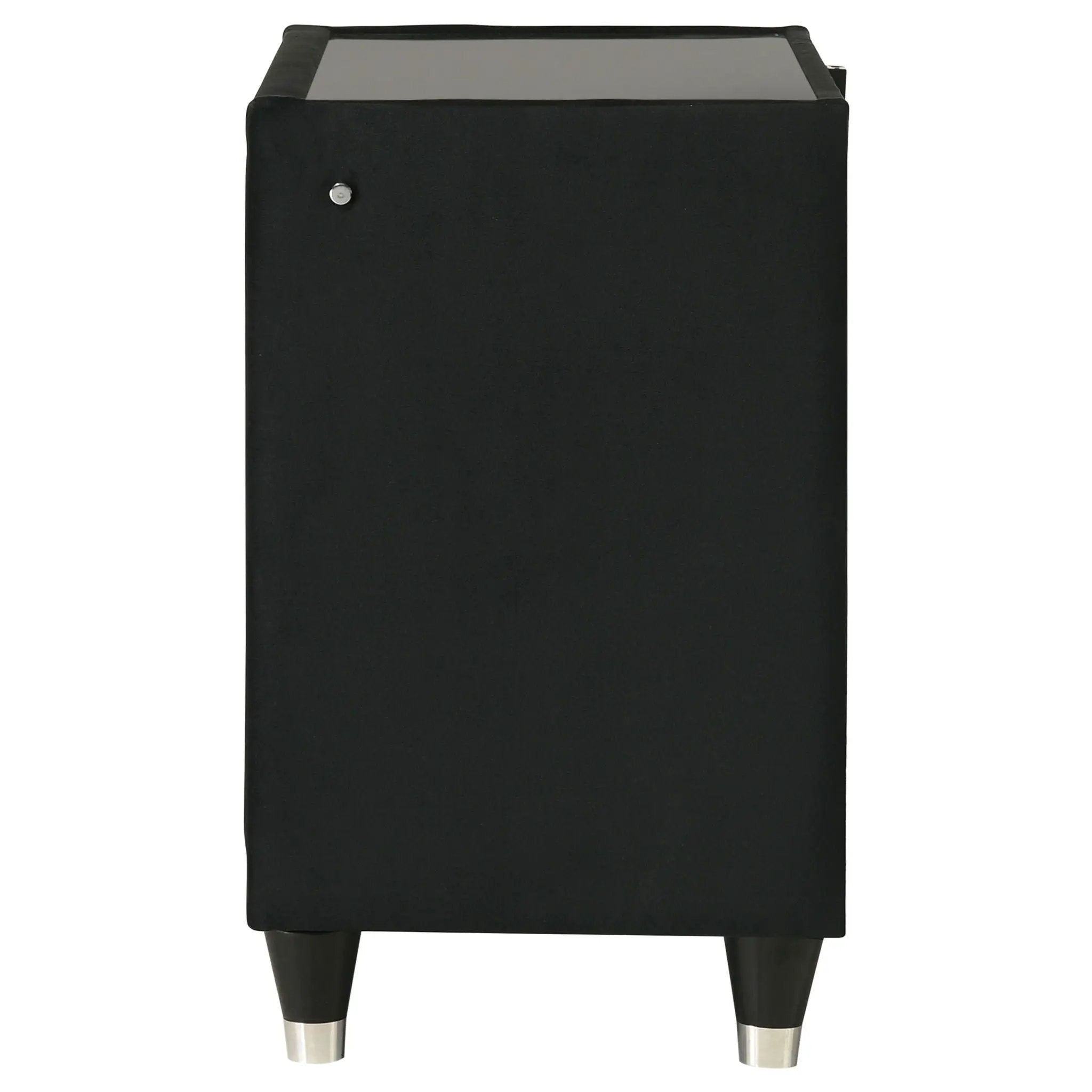 Lorient 2-drawer LED Nightstand with USB Black by Unique Piece Furniture