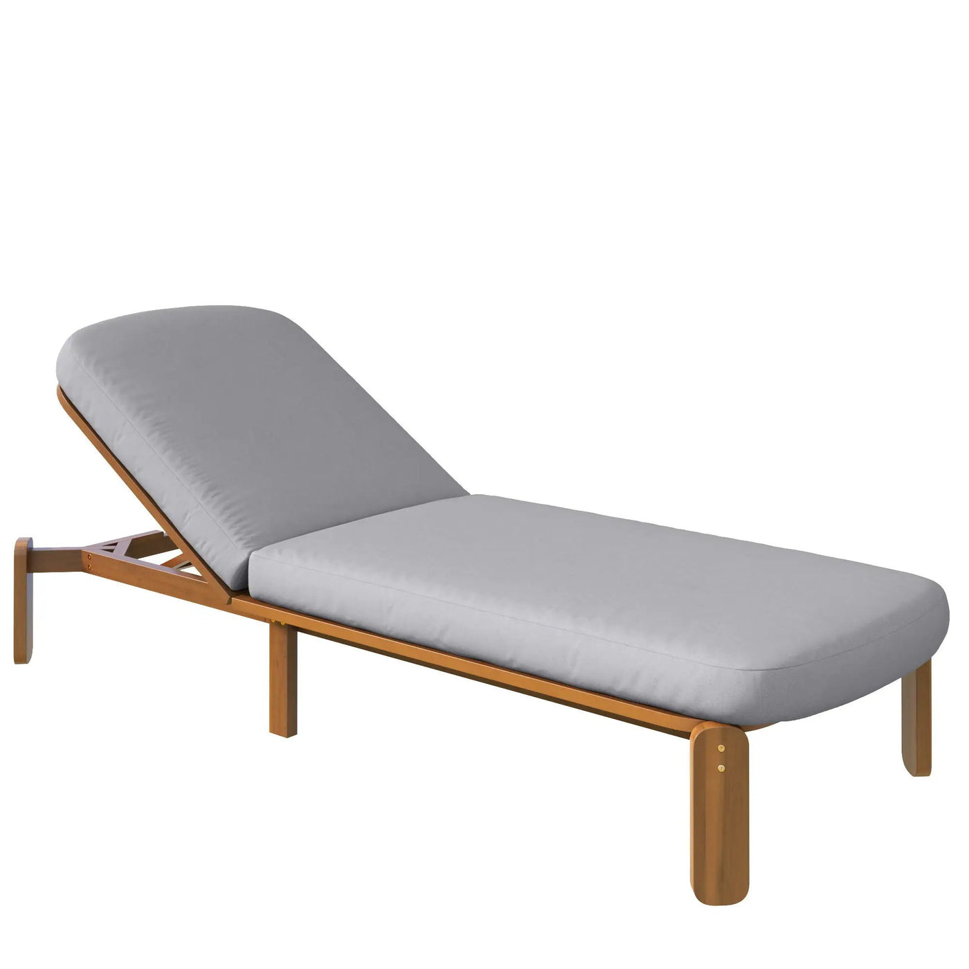 Outdoor Chaise Lounge With Adjustable Backrest by HouseOfZazla