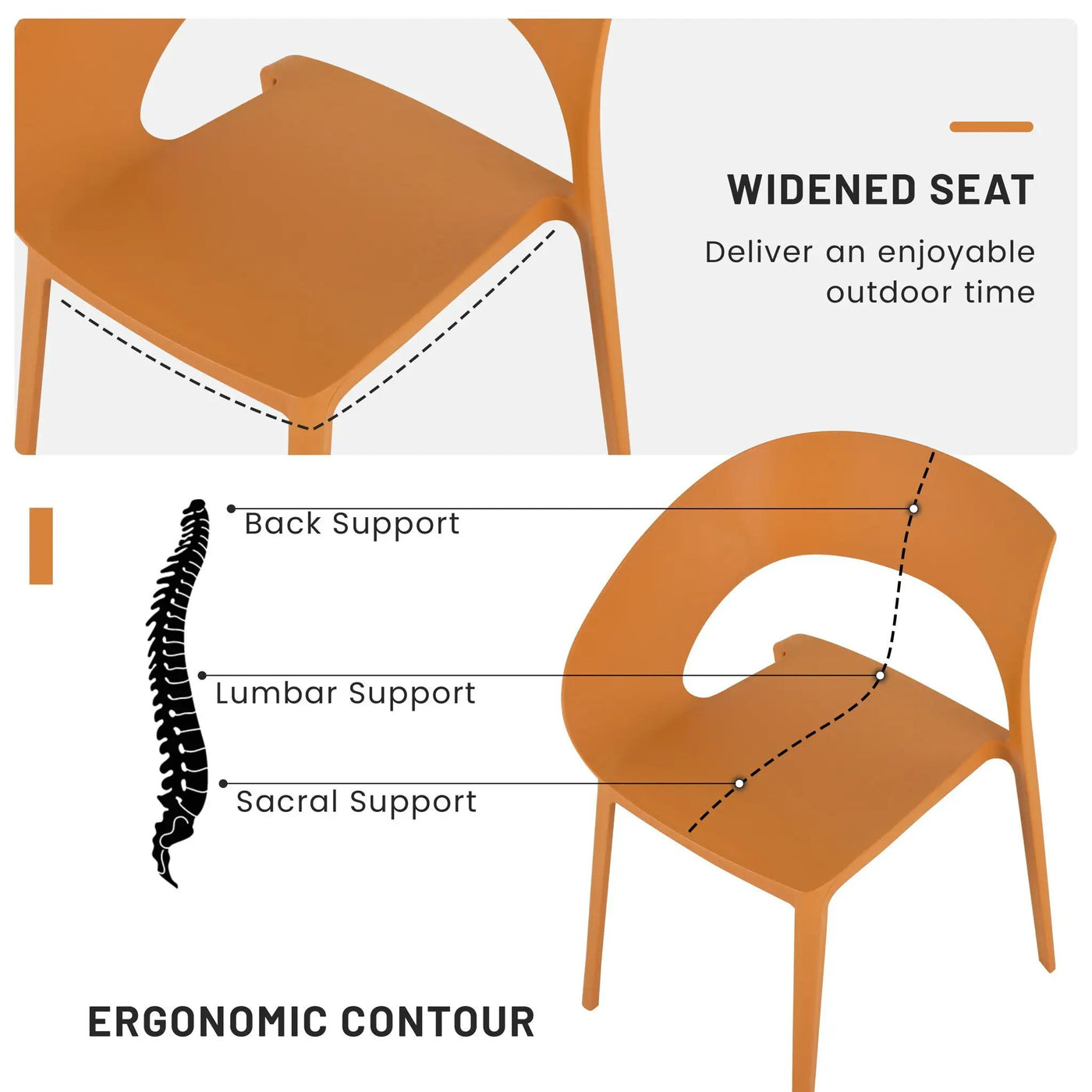 4 Piece Set Of Modern Designed Single Chairs With Folding Square Table by HouseOfZazla
