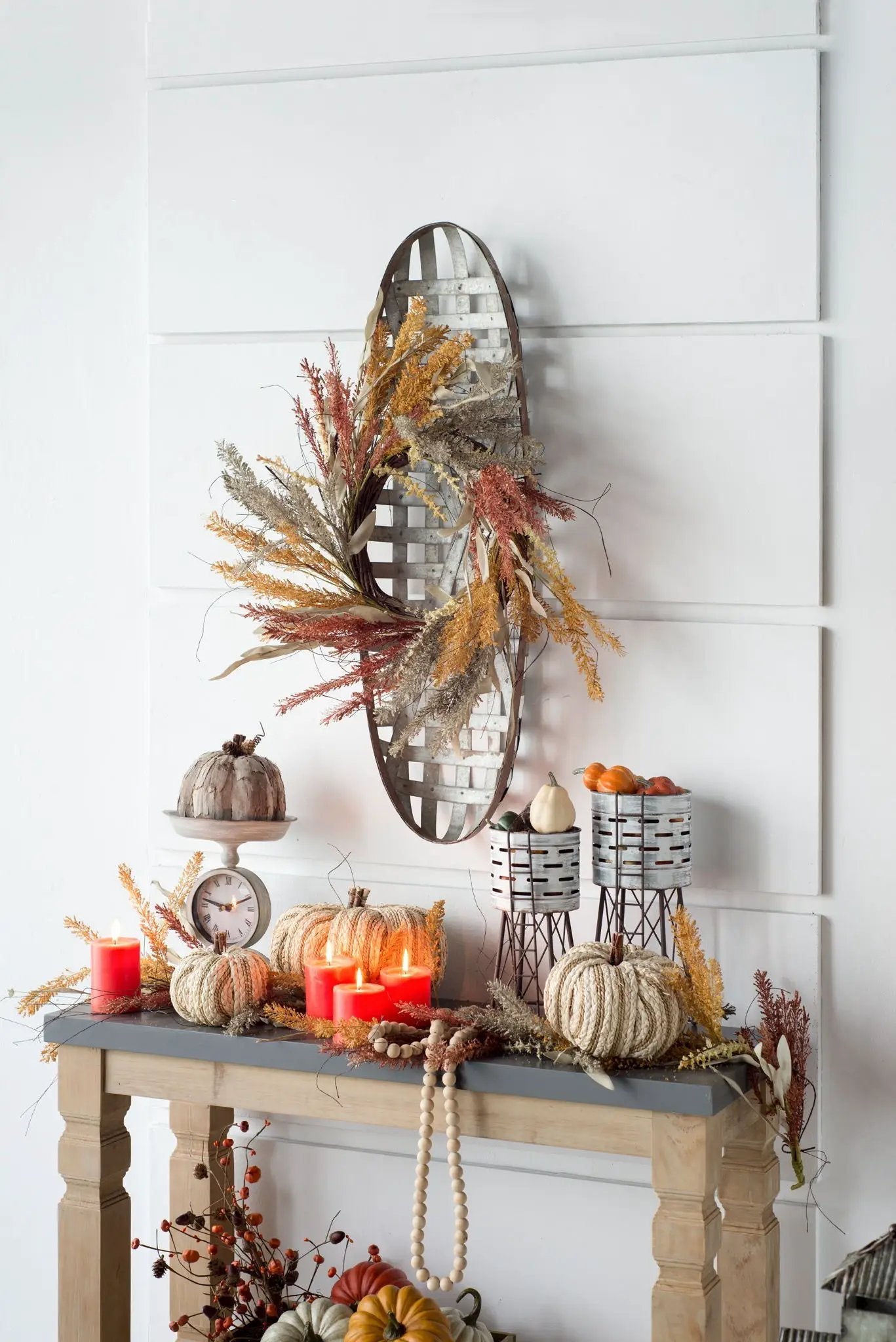 Metal Wall Art With Grid Pattern - Silver by HouseOfZazla