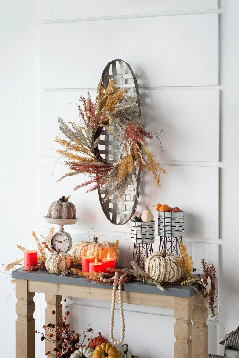 Metal Wall Art With Grid Pattern - Silver by HouseOfZazla