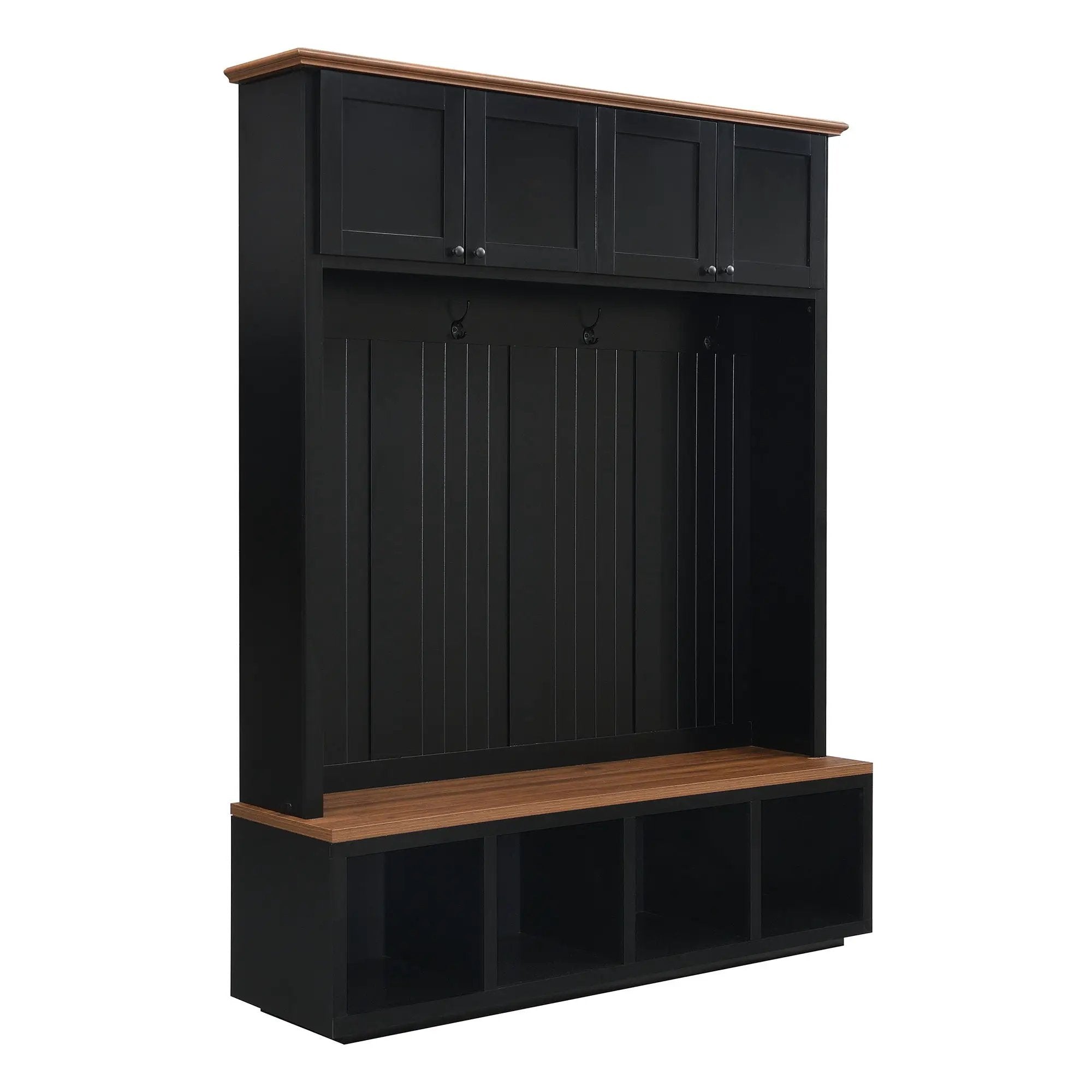 Entryway Hall Tree With Bench And Storage by HouseOfZazla