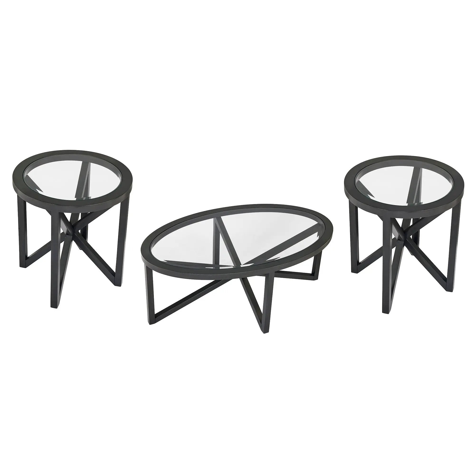 Modern Simple Glass Coffee Table by HouseOfZazla