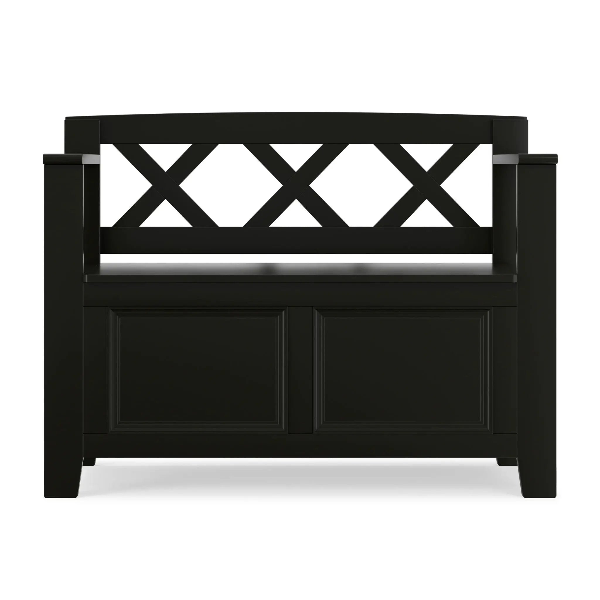 Amherst - Small Transitional Entryway Storage Bench by HouseOfZazla